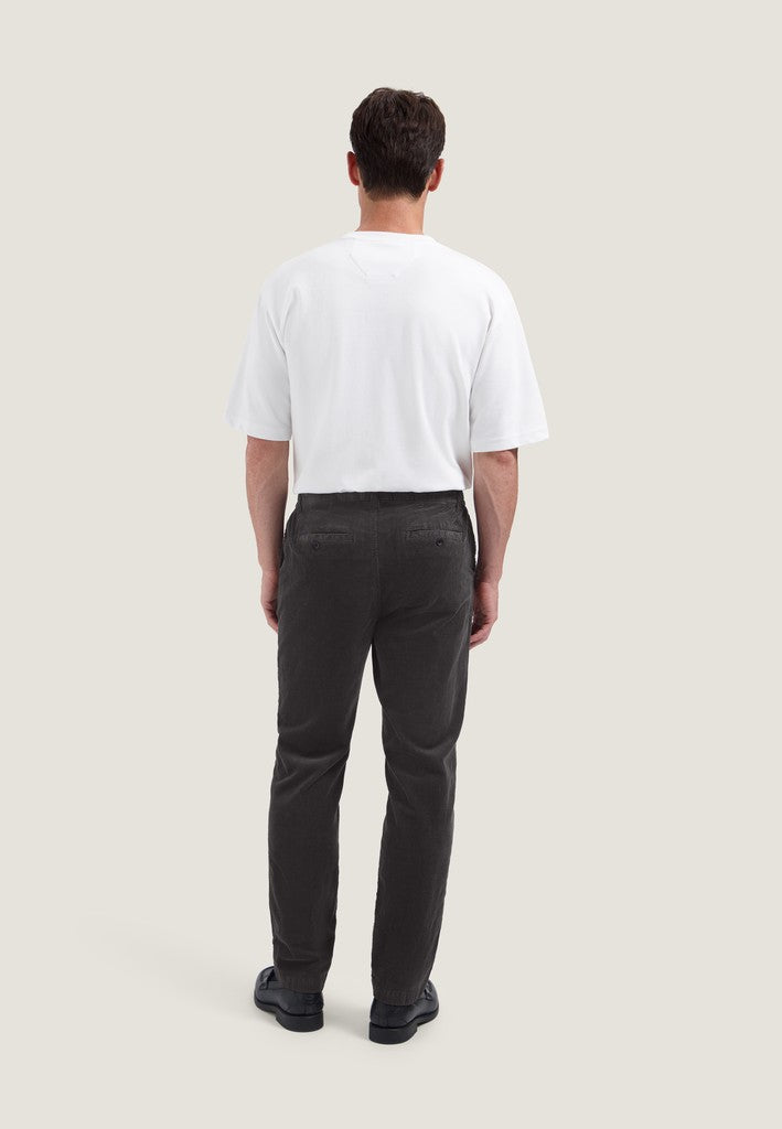 DSTREZZED Hose Logan Wide Rib Dk. Brown Braun – Ansicht 4