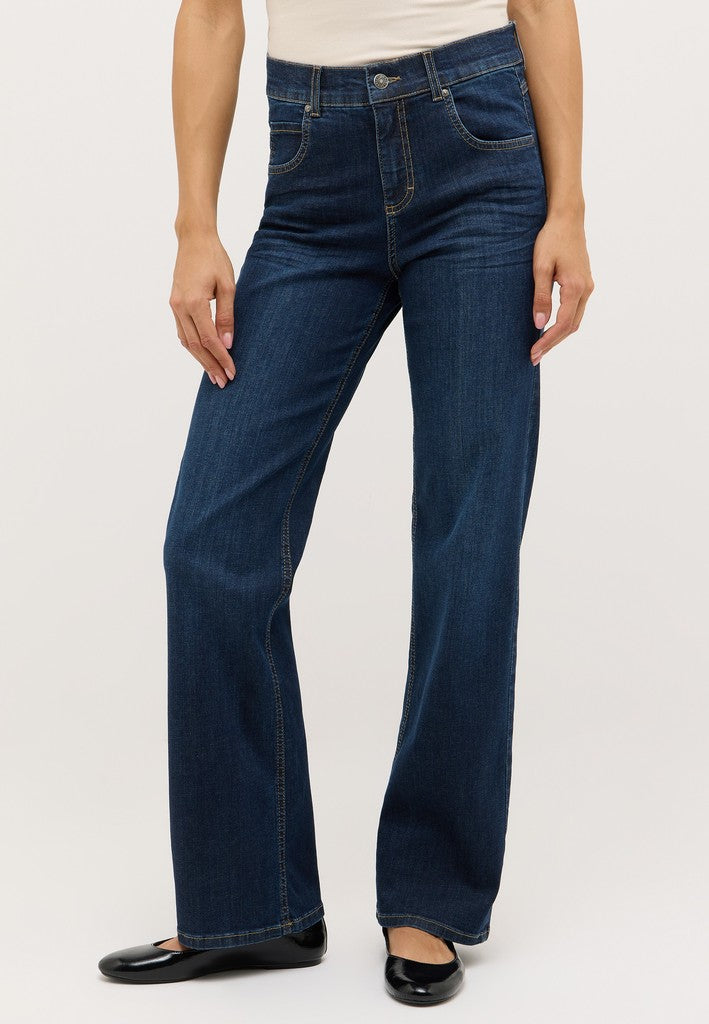 Angels Flared Jeans Lara Dark Indigo Used Navy – Ansicht 2