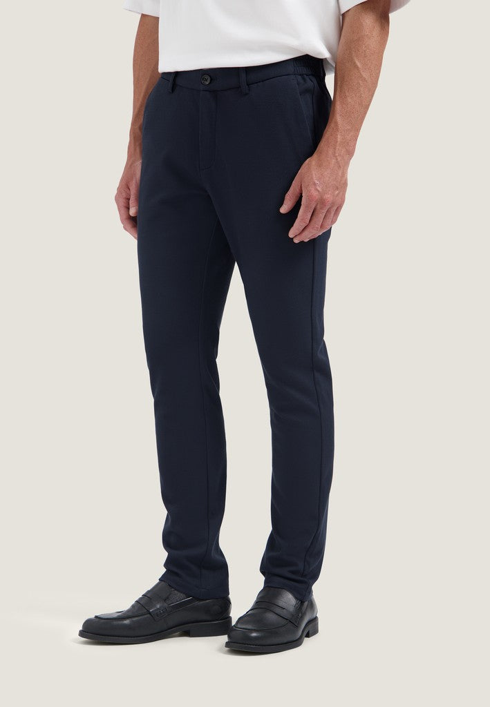 DSTREZZED Hose Marlon Pique Chino Dk. Navy – Ansicht 3