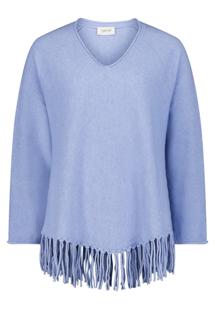 Cartoon Pullover Blau – Ansicht 2