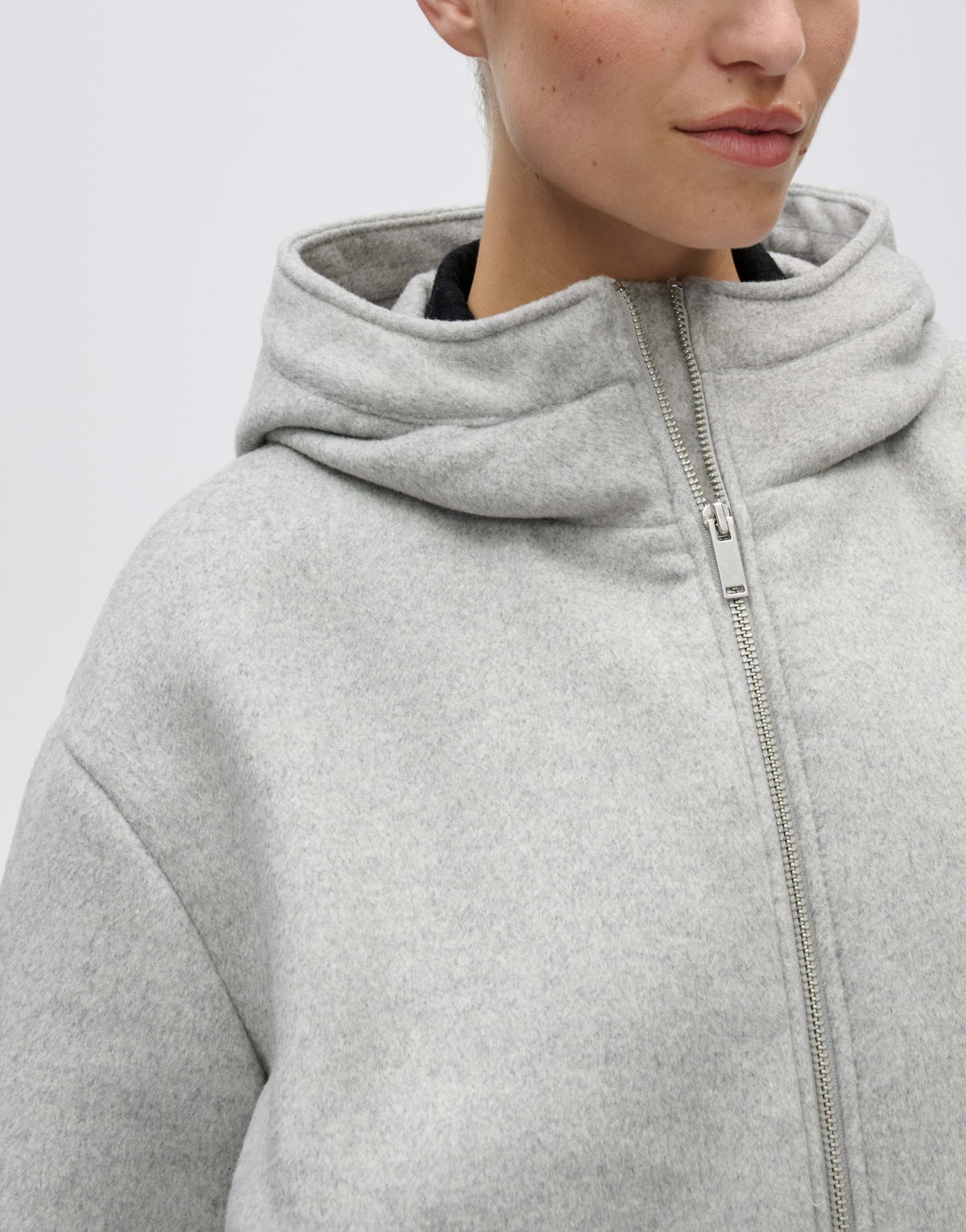 OPUS Jacke Halenso hazy fog melange – Ansicht 4
