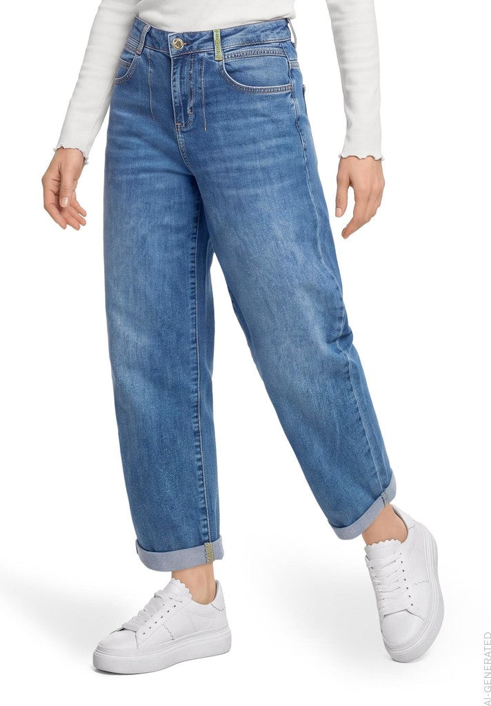 Cartoon Jeans Used Dark Blue Denim Navy – Ansicht 2
