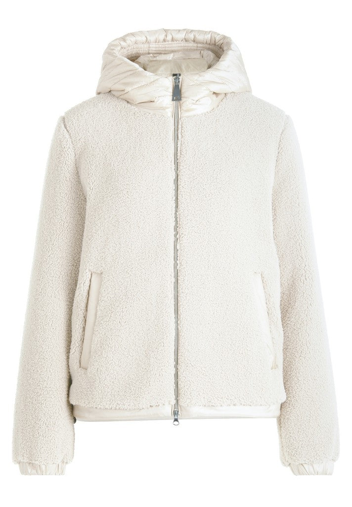 Betty Barclay Jacke PlUEsch Weiß