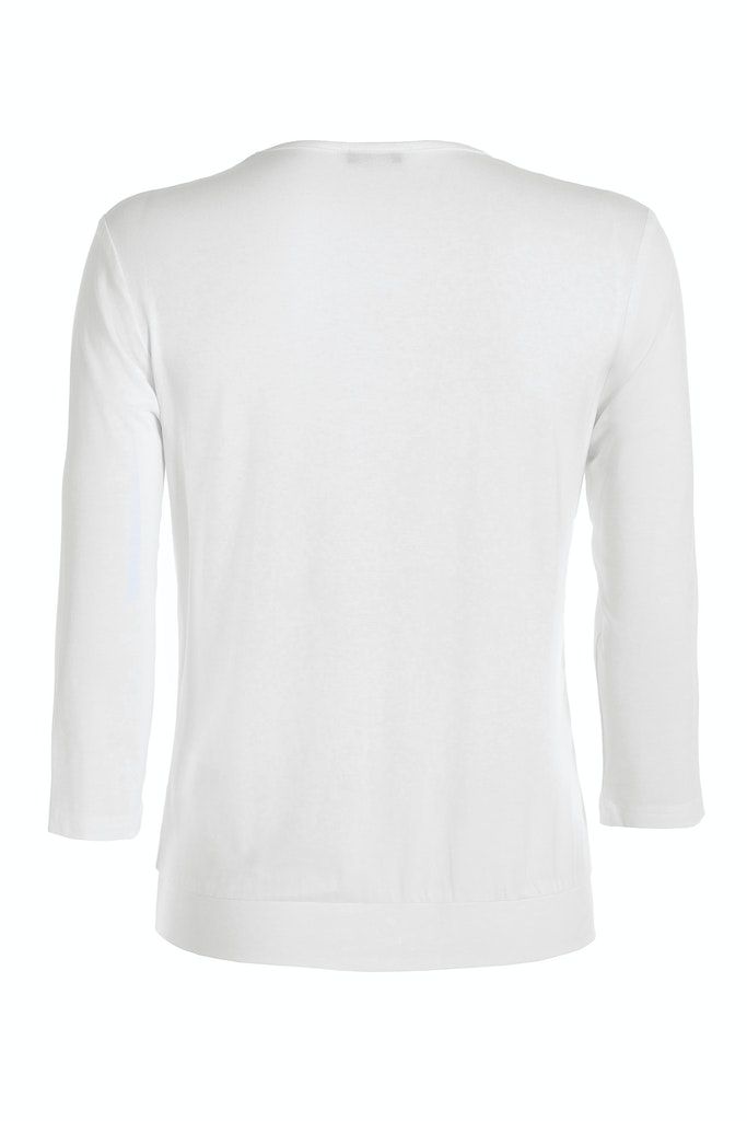 Blusenshirt NOS mit unterlegtem Vorderteil