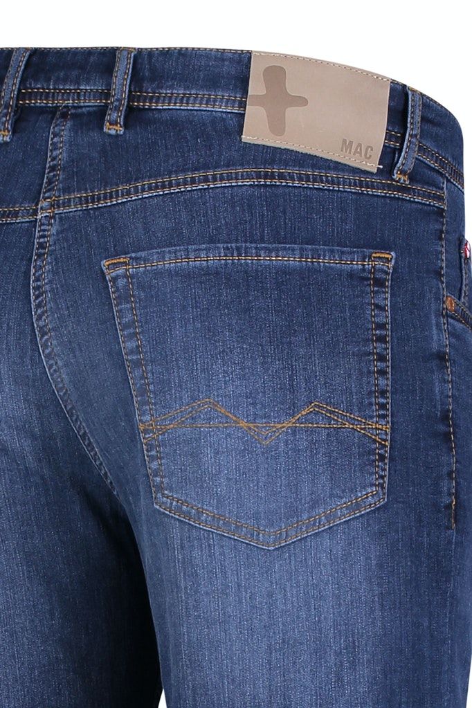 MAC JEANS - Jogn Bermuda, Light Sweat Denim