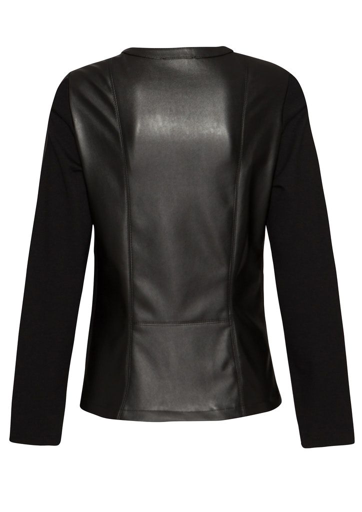 Jacke LEO MIX gepatched mit Viskose-Stretch-Jersey