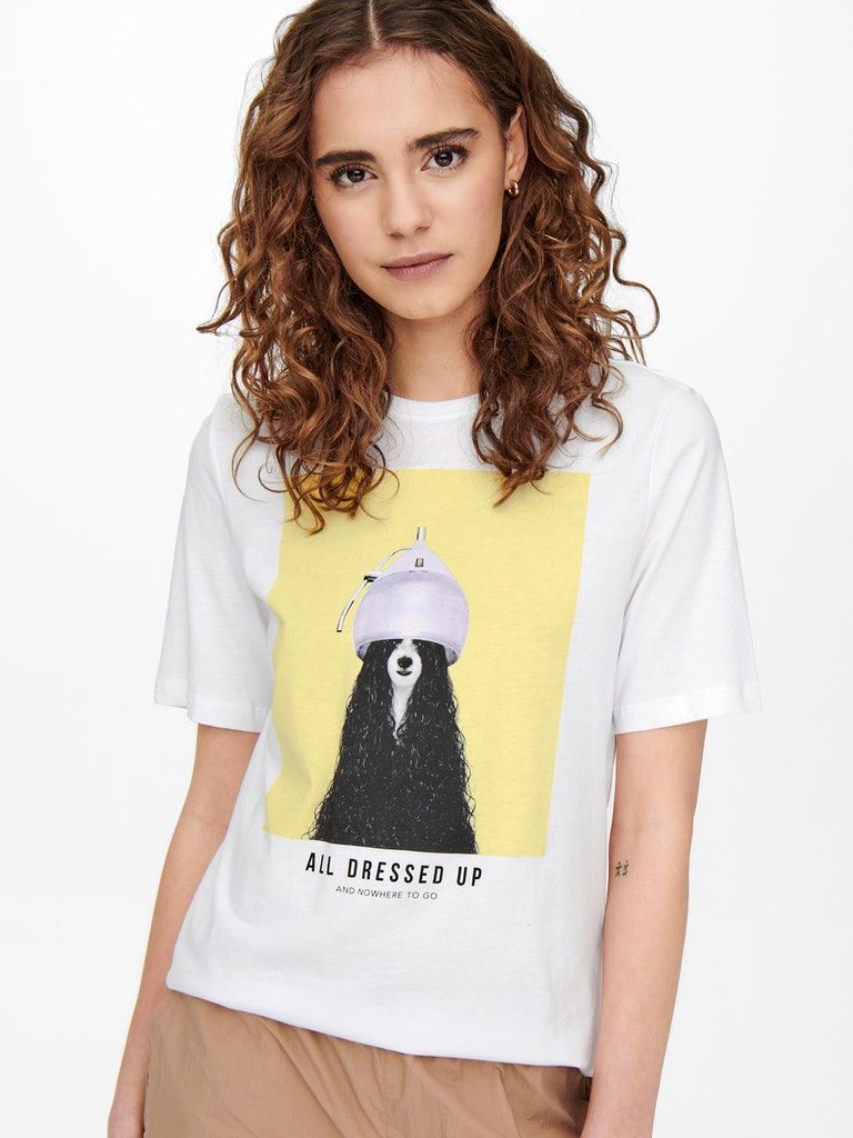 ONLDORTE BOXY S/S DOG TOP BOX JRS