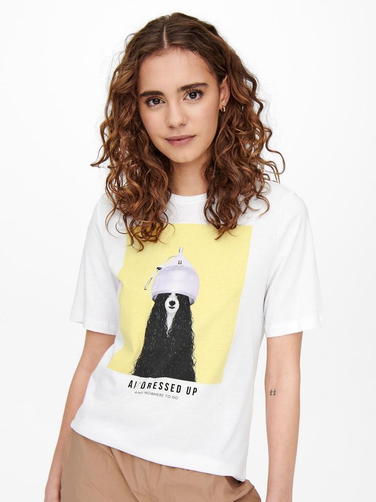 ONLDORTE BOXY S/S DOG TOP BOX JRS