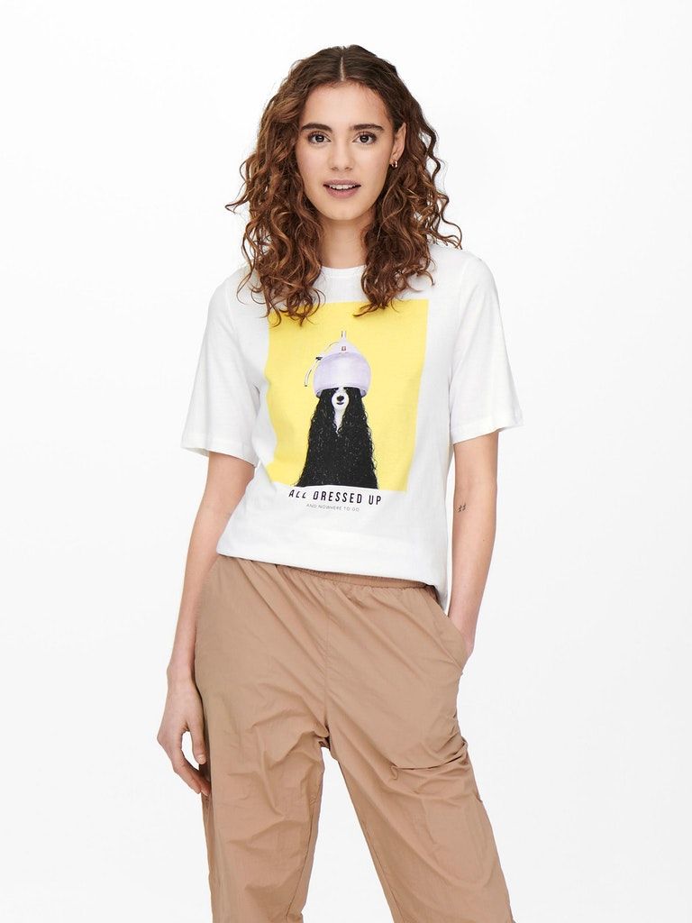 ONLDORTE BOXY S/S DOG TOP BOX JRS