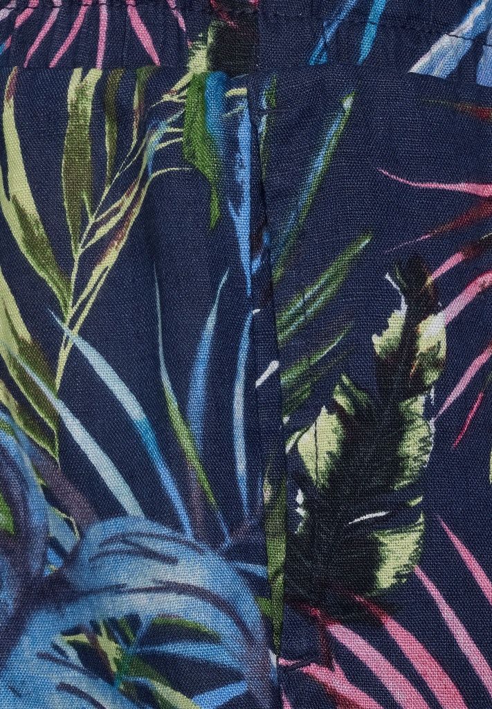 Leinenhose mit Print