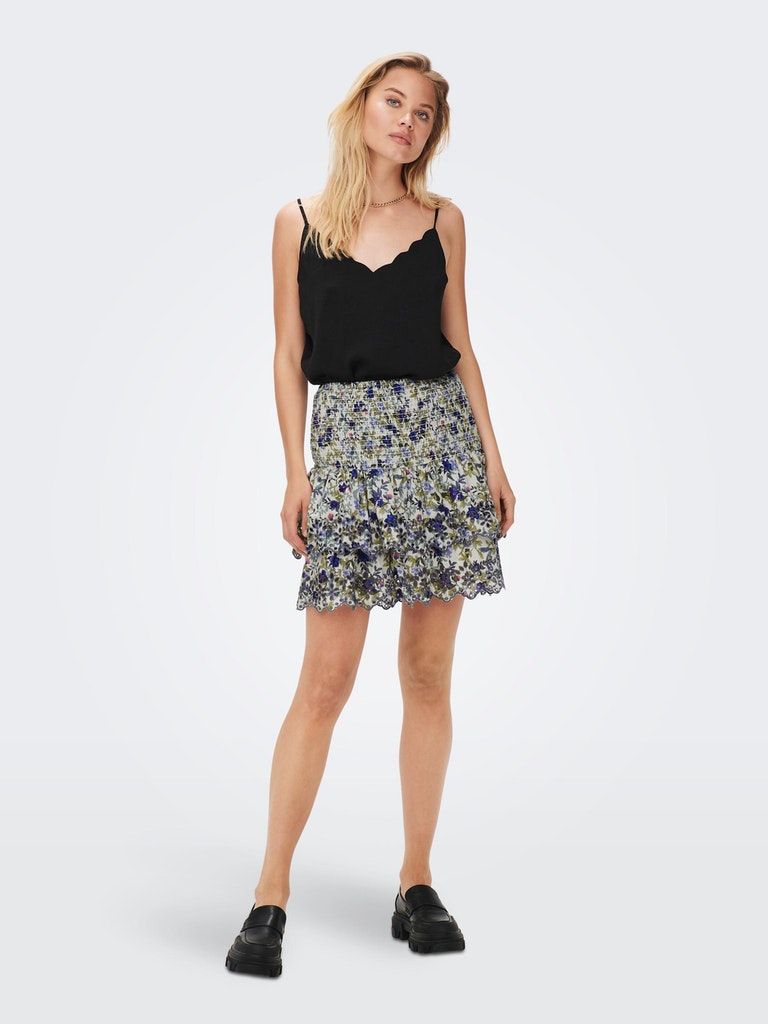 ONLURSULA EMB. SKIRT PTM