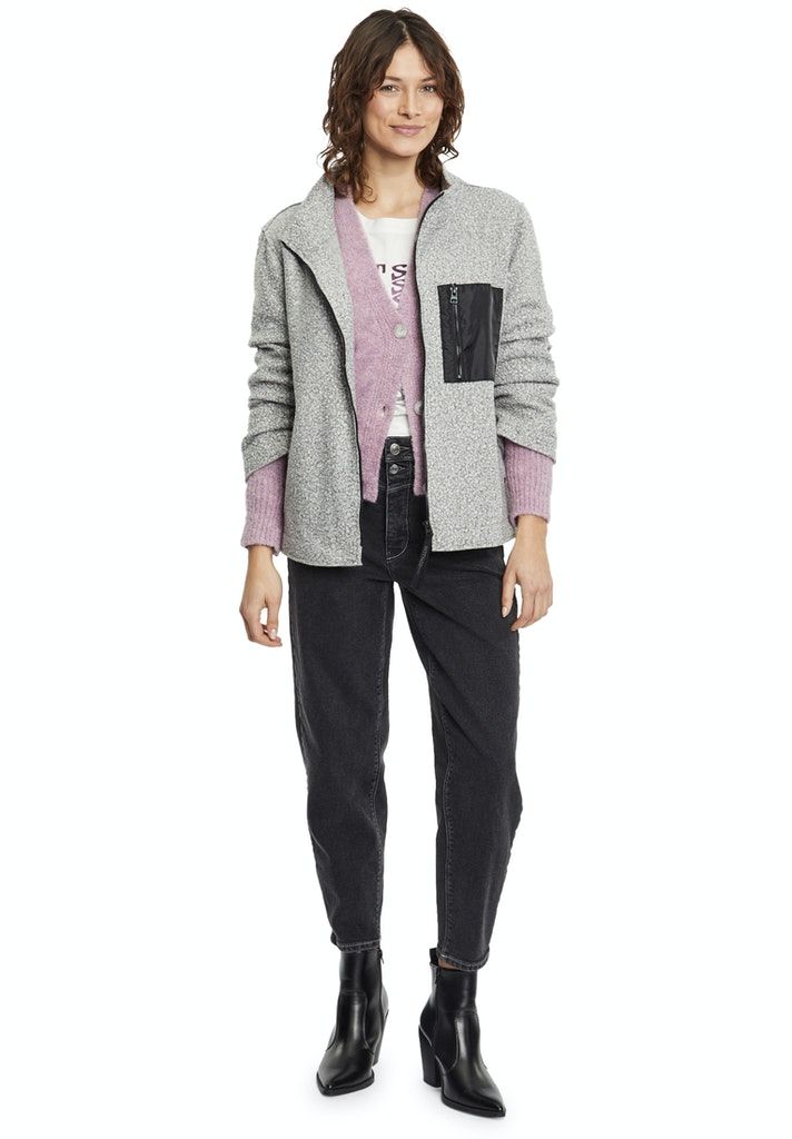 Casual-Strickjacke