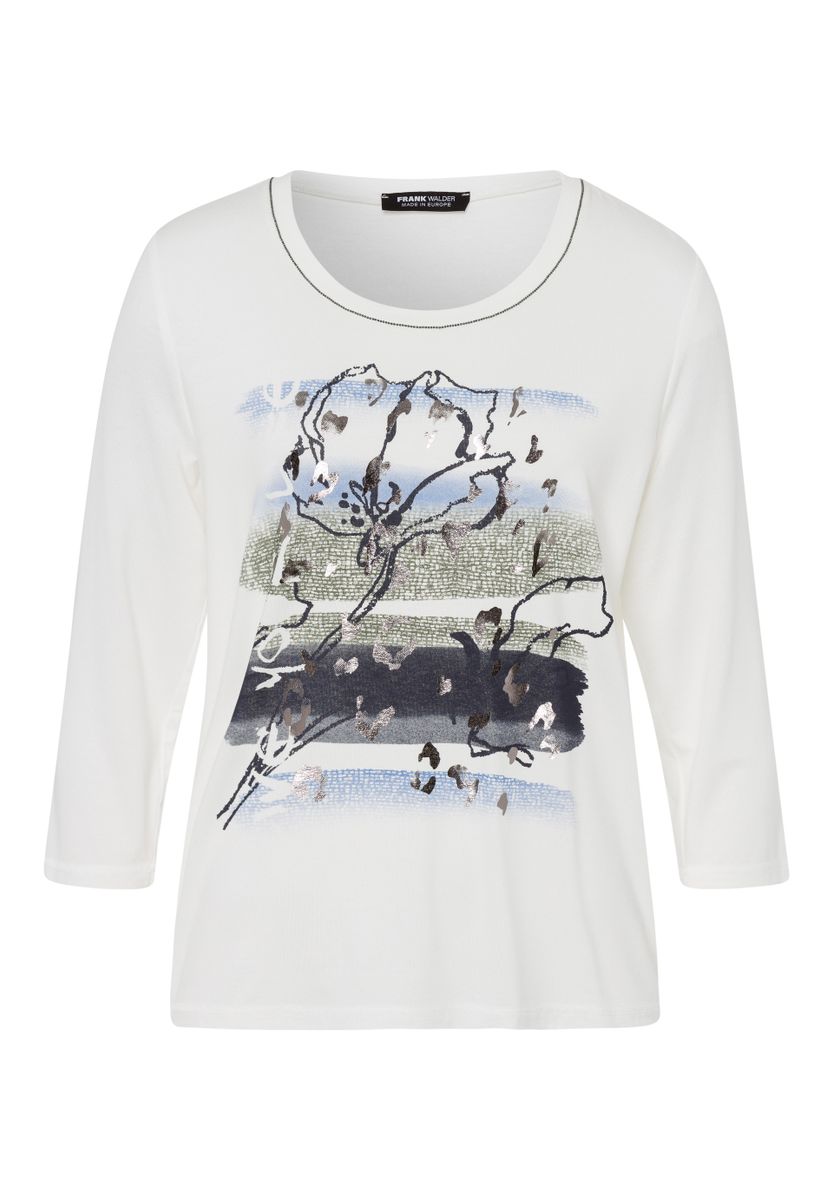 Shirt SAPHIRE BLUE mit edlem Print