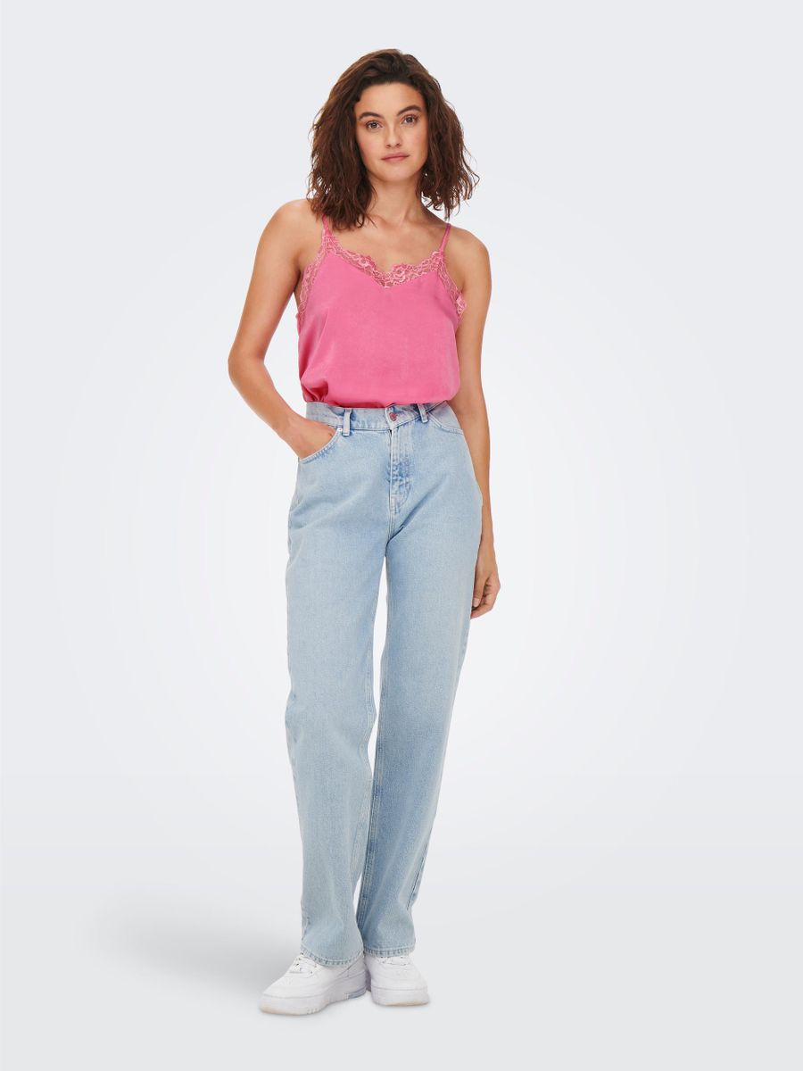 ONLFRIDAY S/L LACE SINGLET WVN
