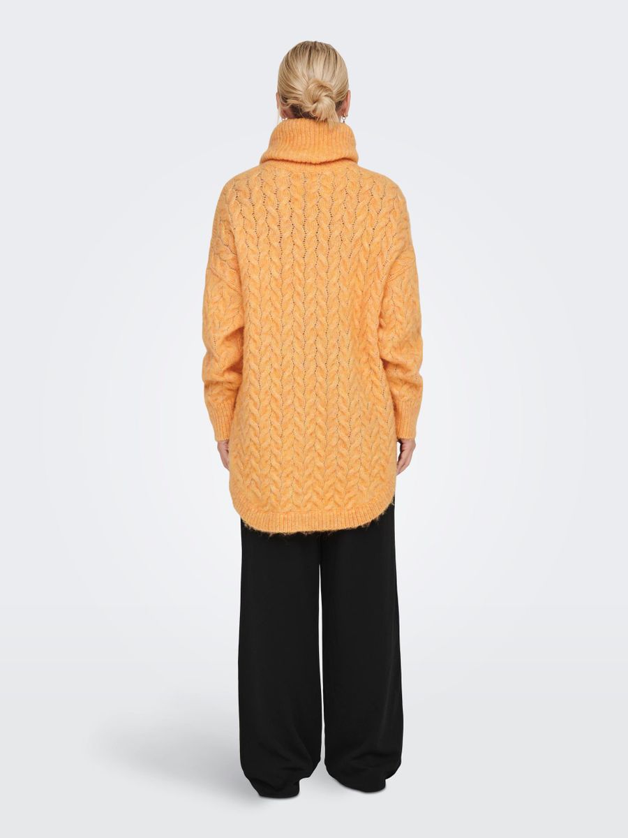 ONLTRUDY LIFE L/S LONG ROLLNECK KNT