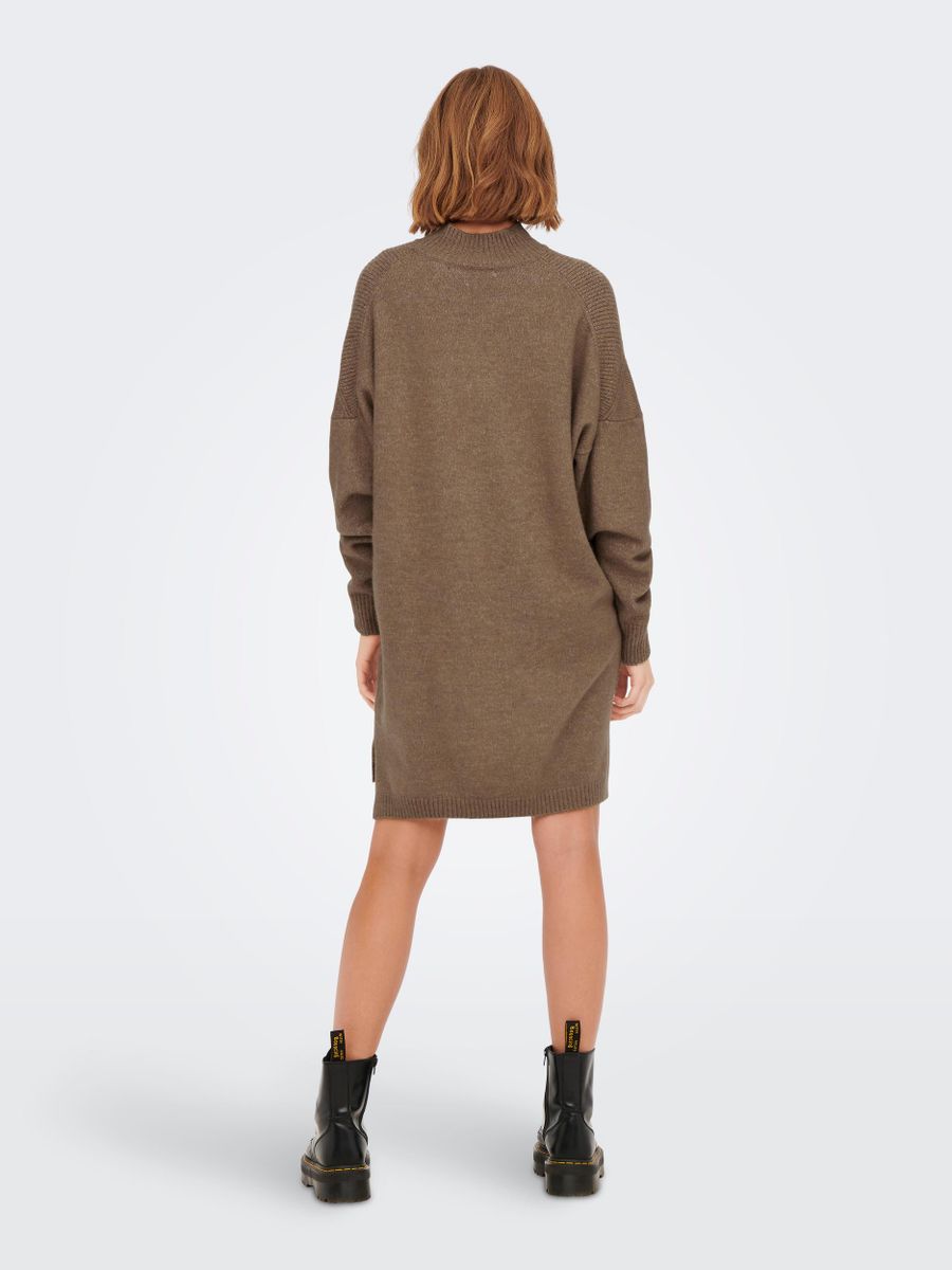 ONLSILLY L/S HIGHNECK DRESS BF KNT