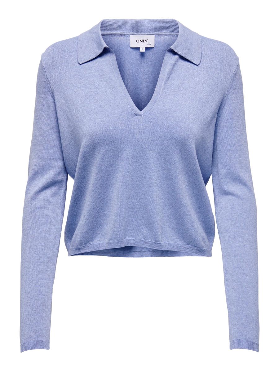ONLHANNAH LIFE LS POLO NECK KNT