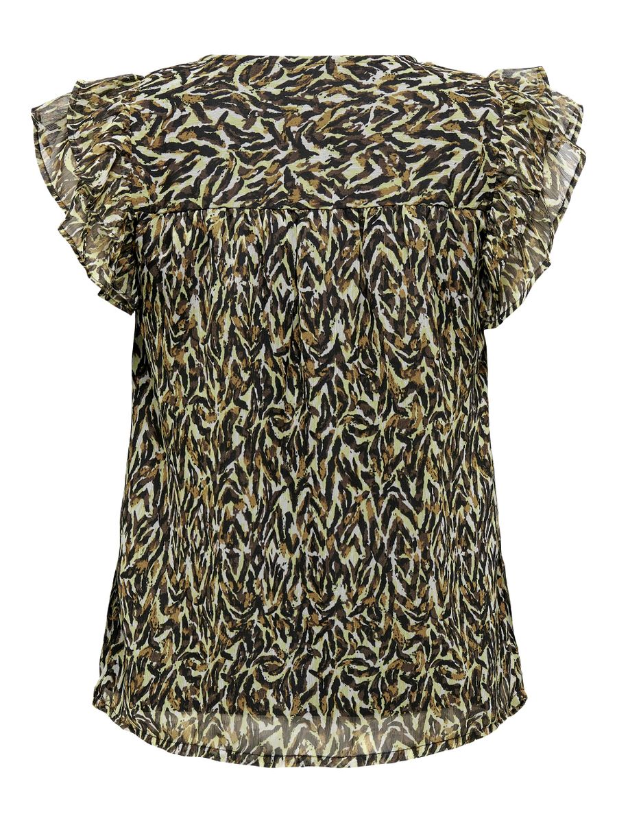 ONLELIZA S/S V-NECK TOP PTM