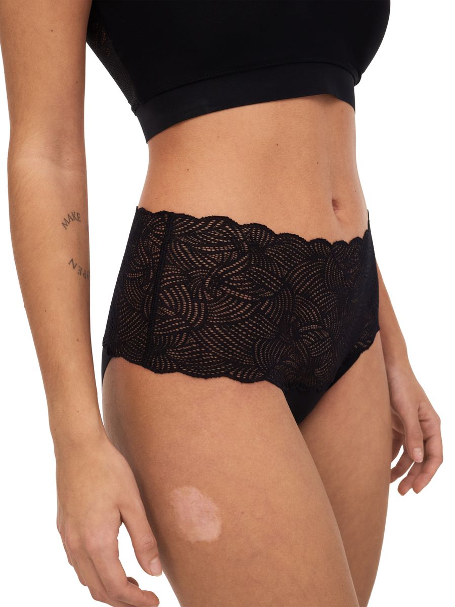 SOFTSTRETCH Taillenslip mit Spitze