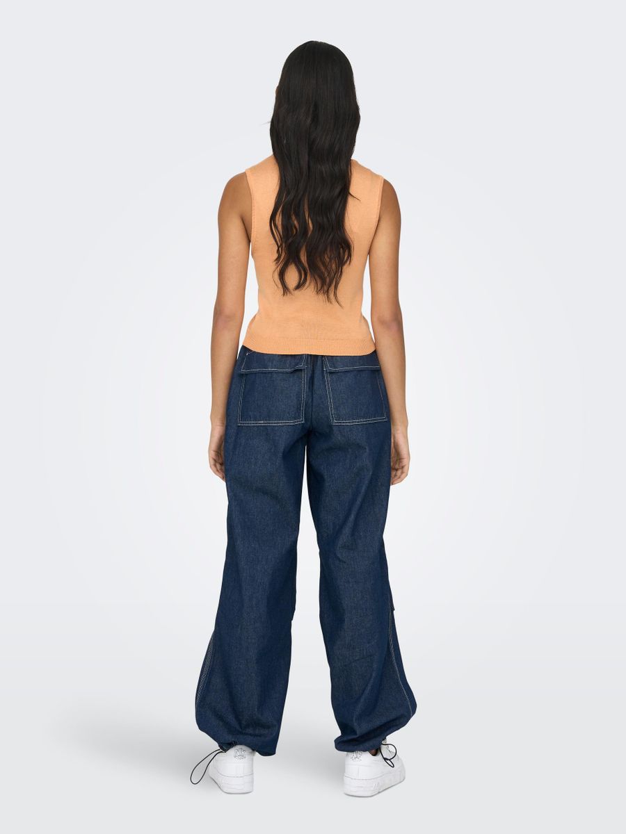 ONLVILMA SL SHORT O-NECK KNT