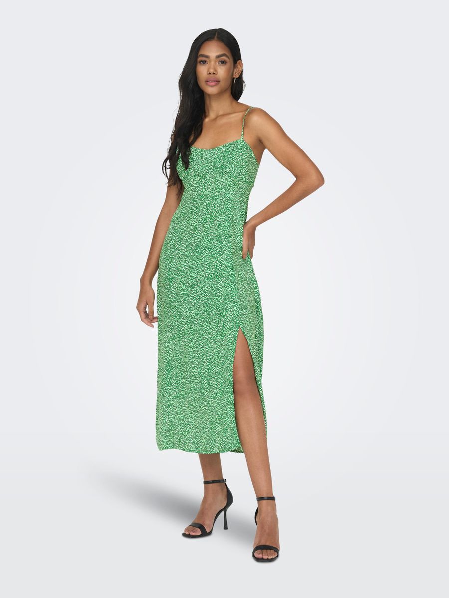 ONLLEONORA STRAP MIDI DRESS PTM