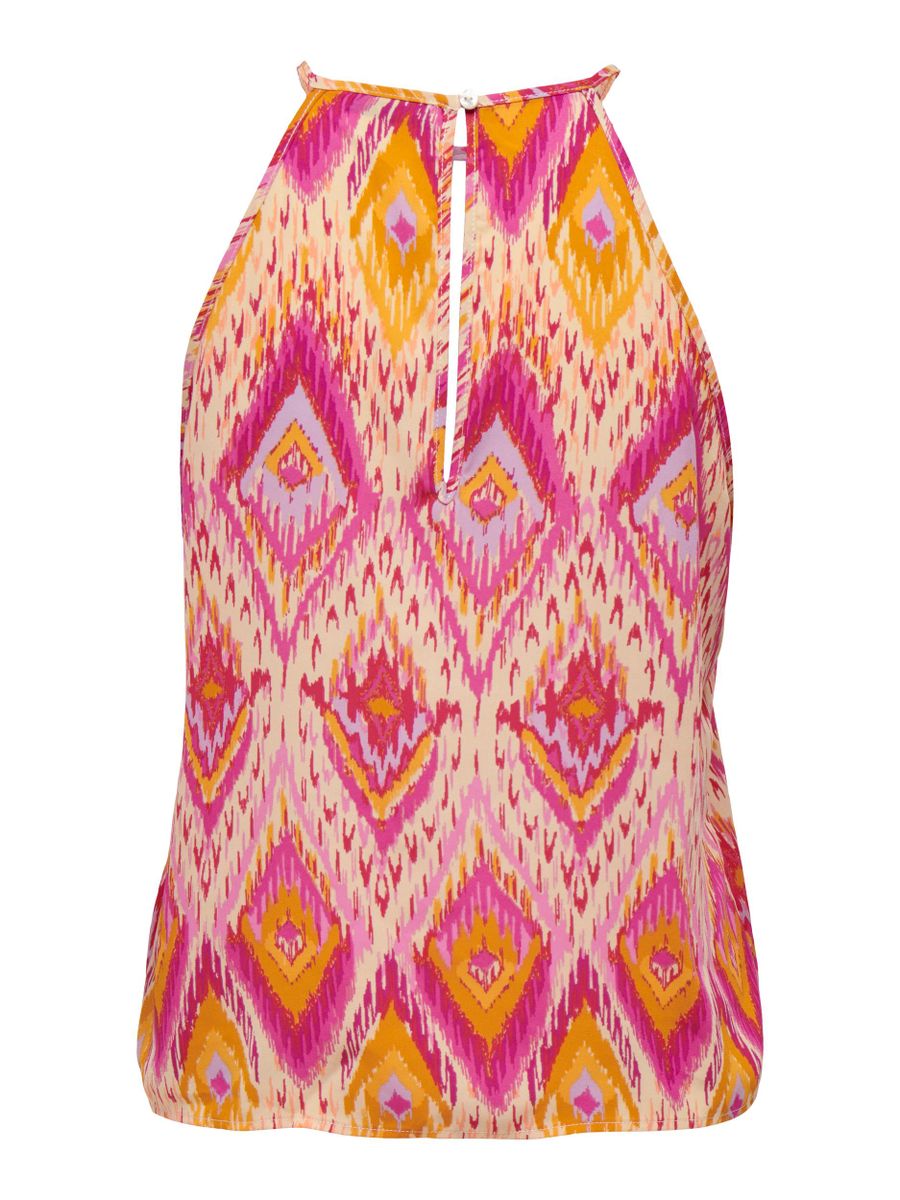 ONLALMA LIFE VIS S/L KEYHOLE TOP AOP