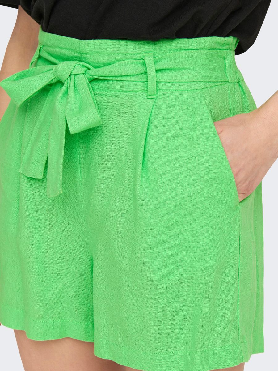 ONLCARO PB BELT LINEN BLEND SHORTS PNT
