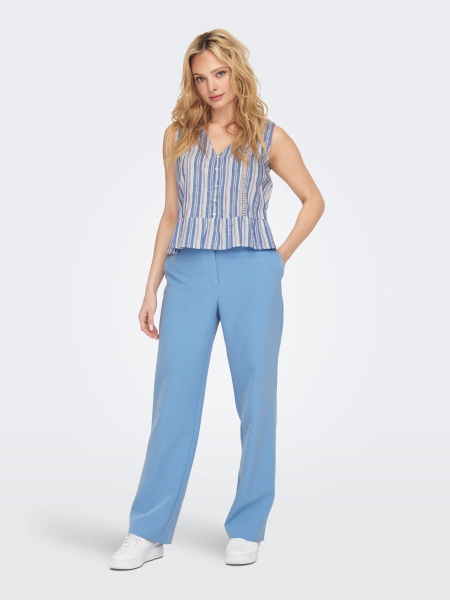ONLLANA-BERRY MID STRAIGHT PANT TLR NOOS