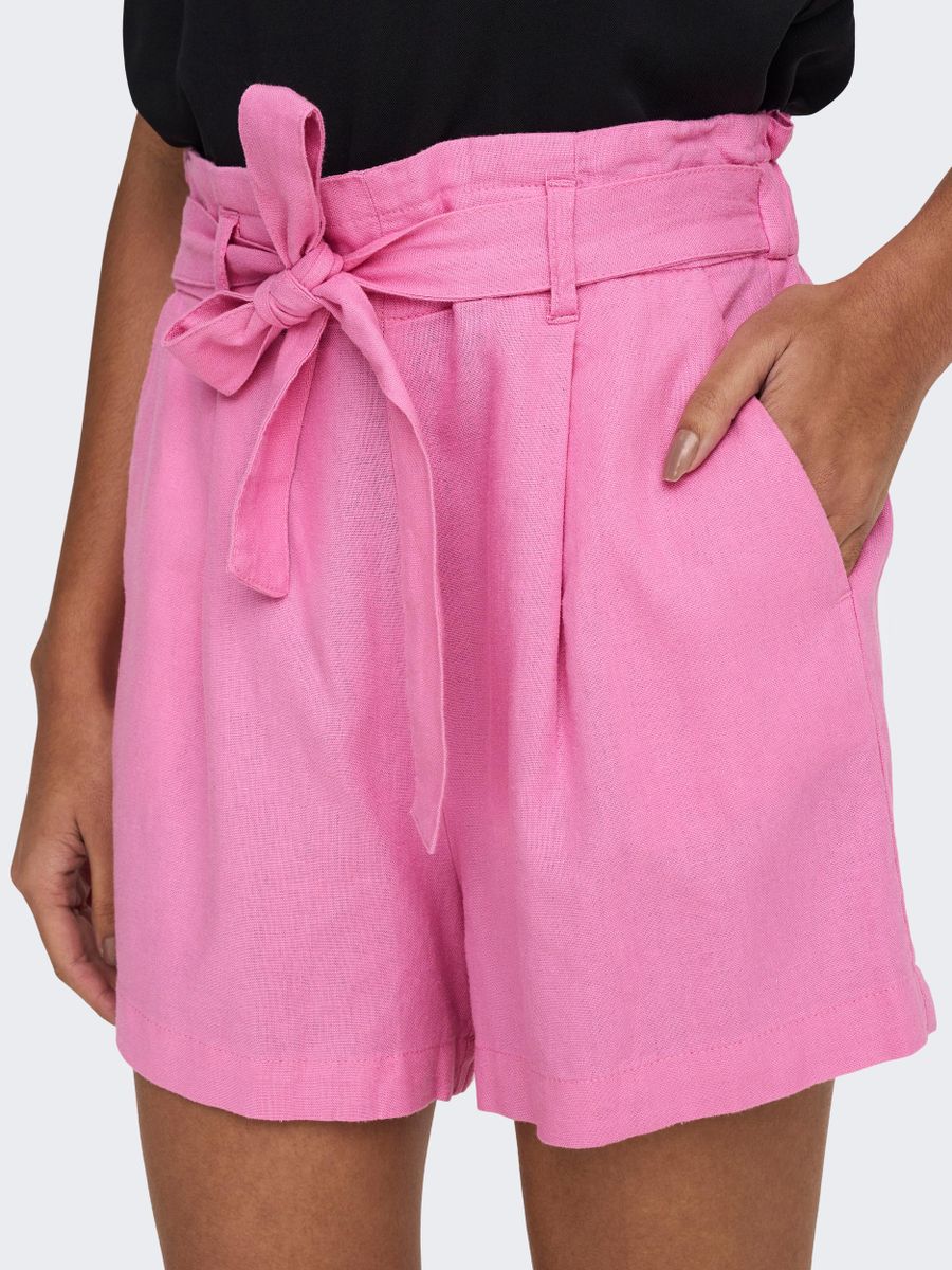 ONLCARO PB BELT LINEN BLEND SHORTS PNT