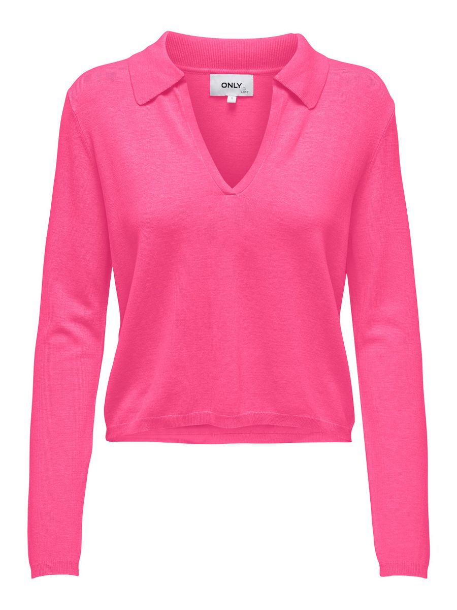 ONLHANNAH LIFE LS POLO NECK KNT