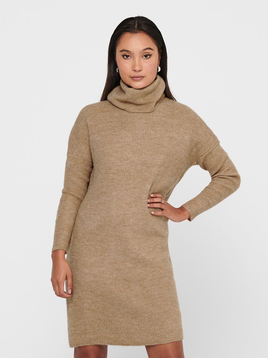 ONLJANA L/S COWLNCK DRESS WOOL KNT NOOS