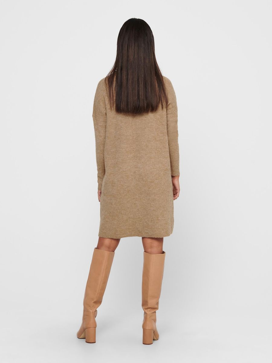 ONLJANA L/S COWLNCK DRESS WOOL KNT NOOS