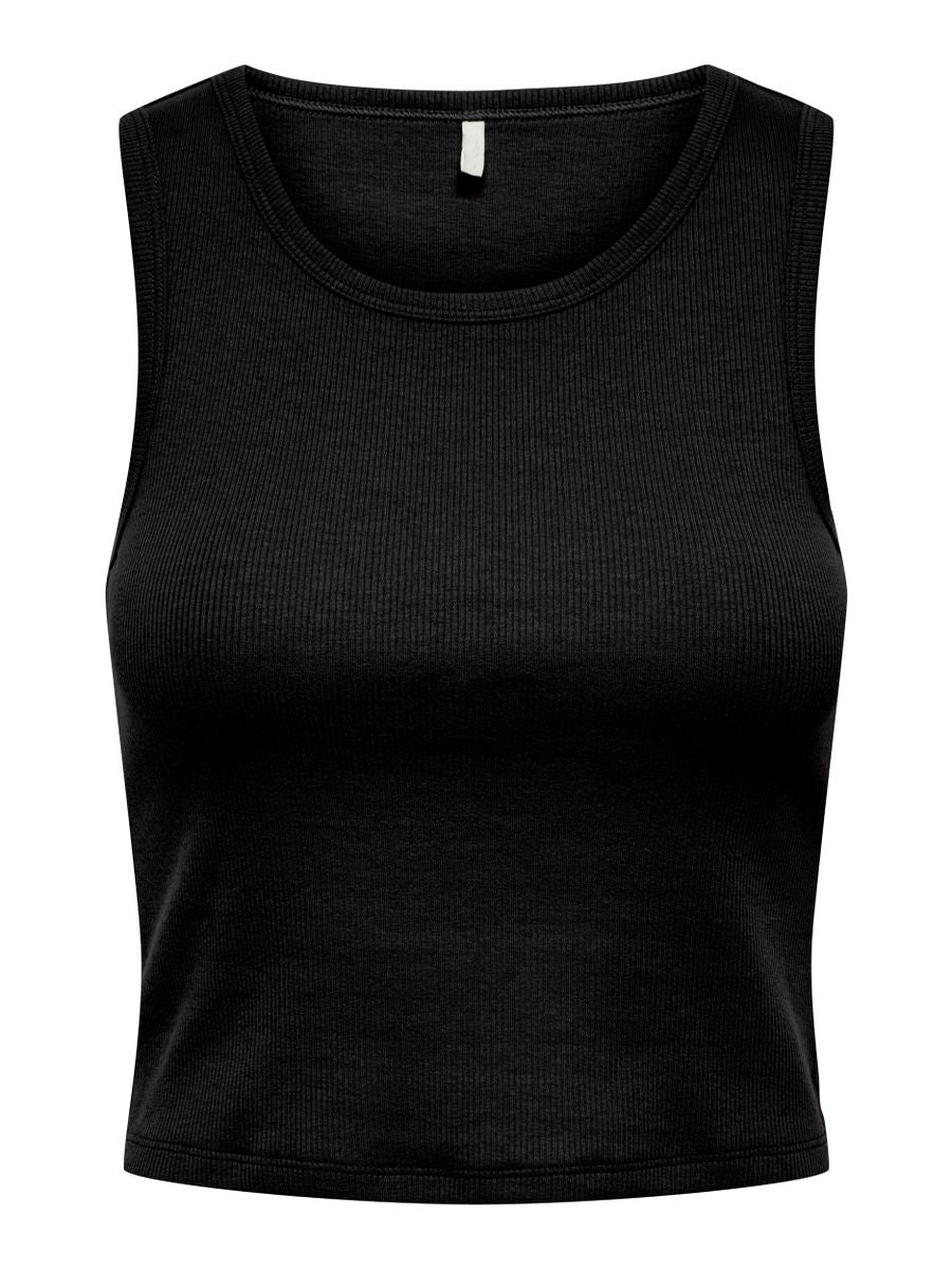 ONLVELMA RIB CROP TANK TOP