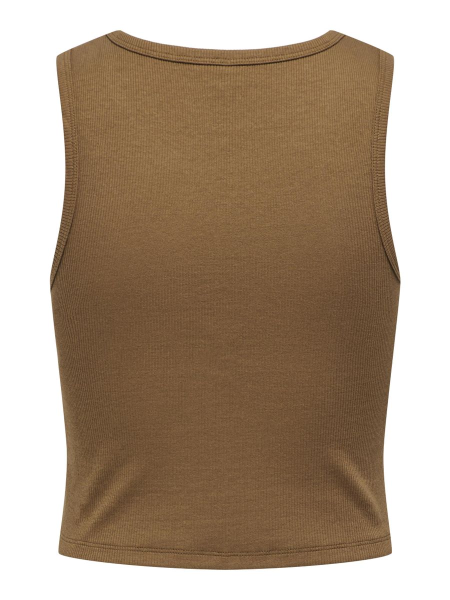 ONLVELMA RIB CROP TANK TOP