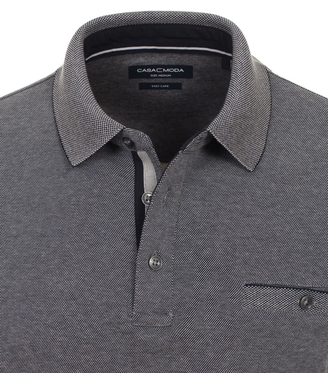 Polo-Shirt Langarm gestreift