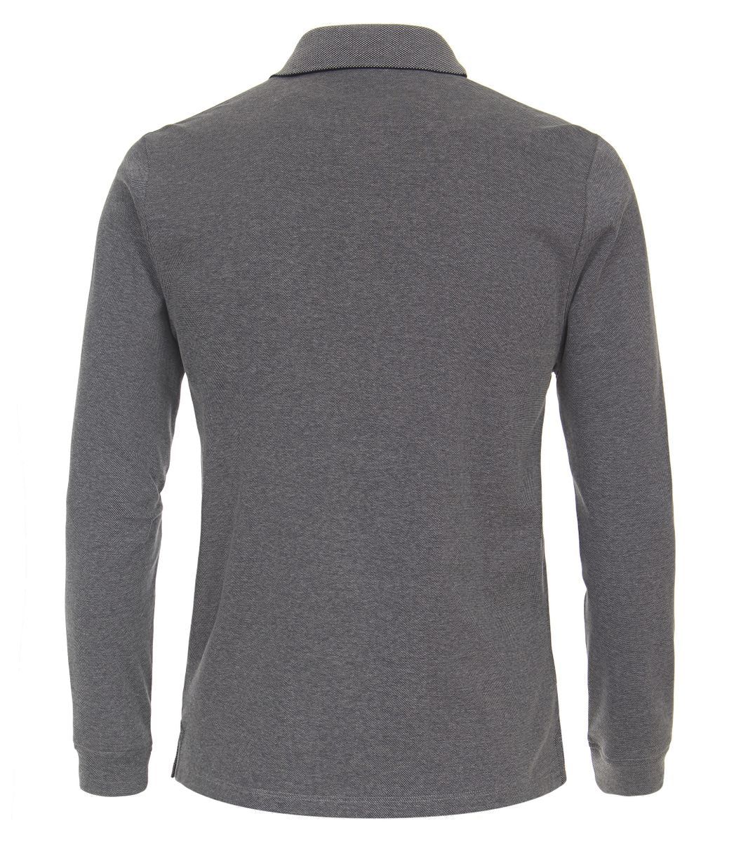 Polo-Shirt Langarm gestreift