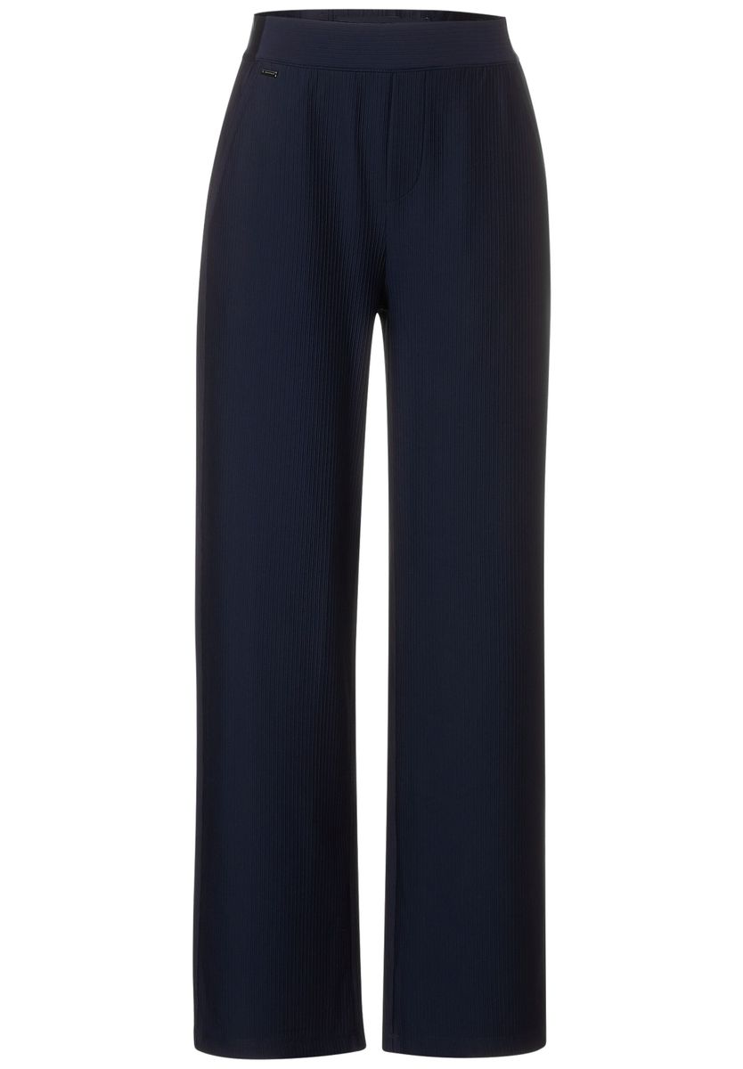 Casual Fit Hose mit Struktur