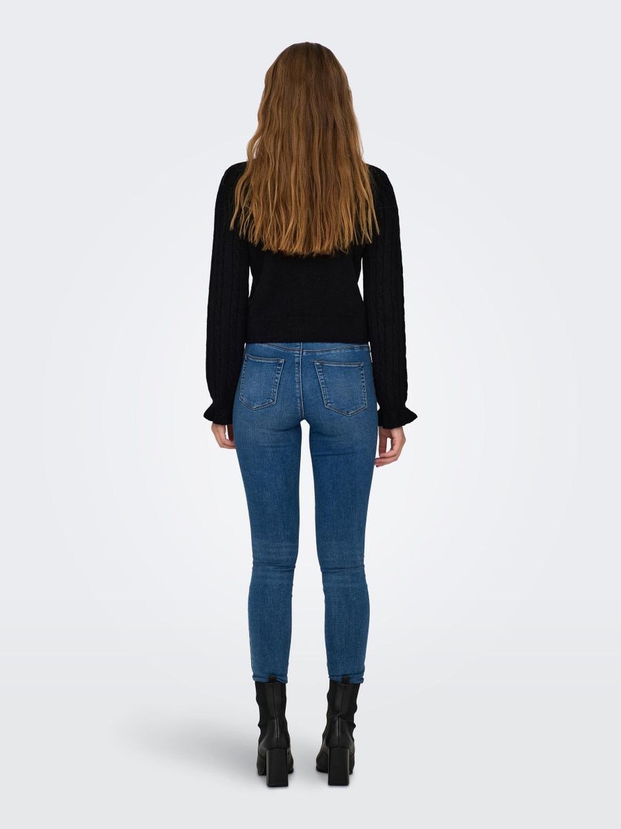 ONLTIA LS CABLE O-NECK BF KNT