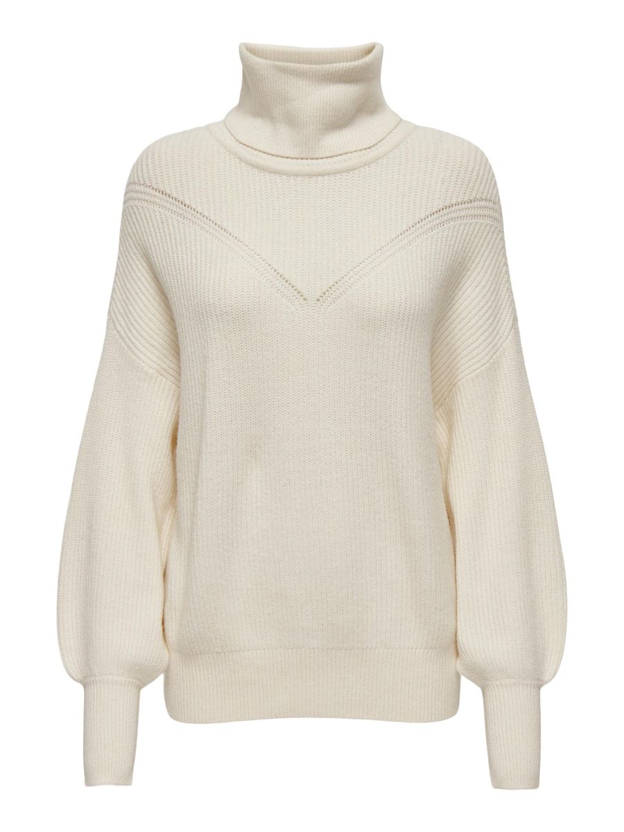 ONLKATIA LS RIB ROLL NECK CC KNT