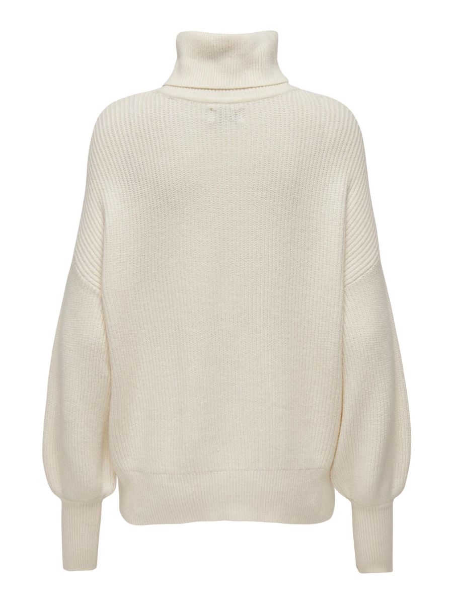 ONLKATIA LS RIB ROLL NECK CC KNT