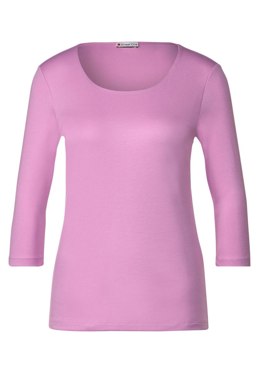 Shirt in Unifarbe