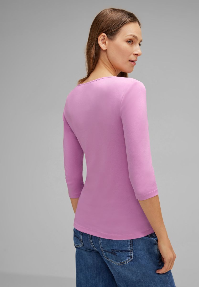 Shirt in Unifarbe