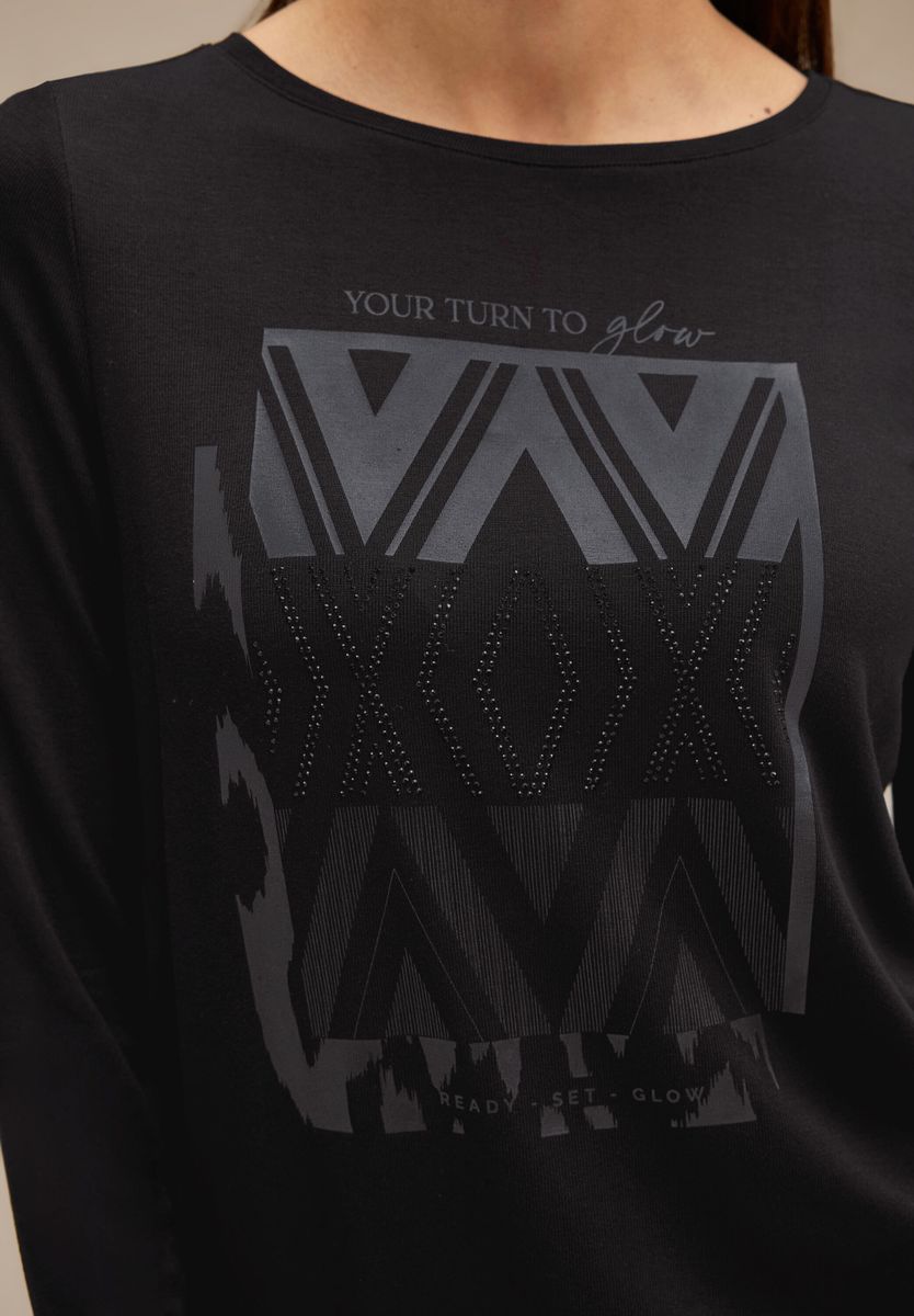 Shirt mit Artwork Print