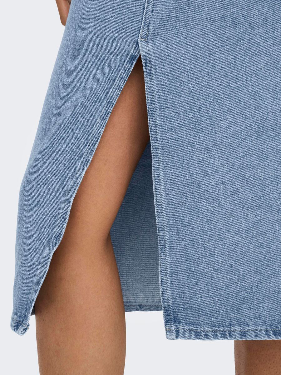 ONLBIANCA MIDI SKIRT DNM REA NOOS