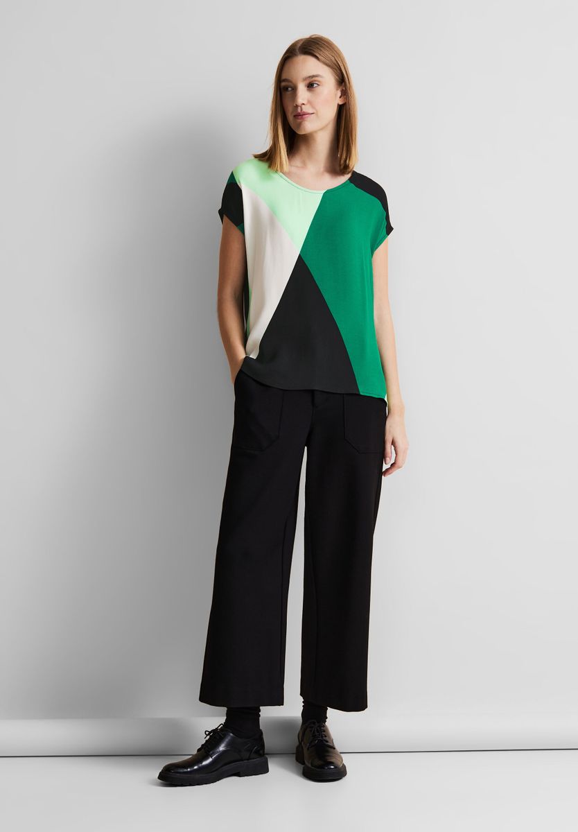 Materialmix Printshirt
