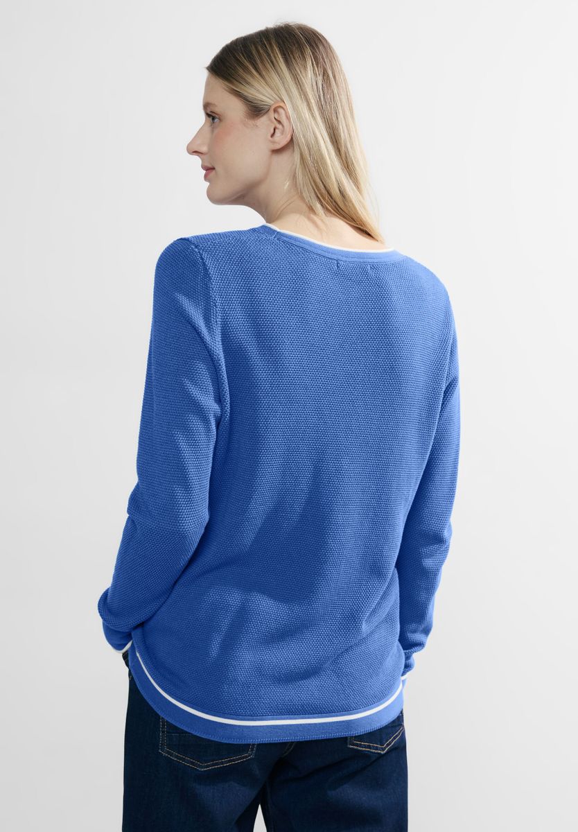 Struktur Strickpullover