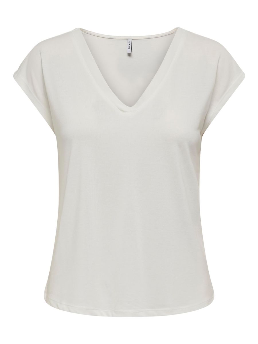 ONLFREE LIFE S/S MOD.V-NECK TOP JRS NOOS