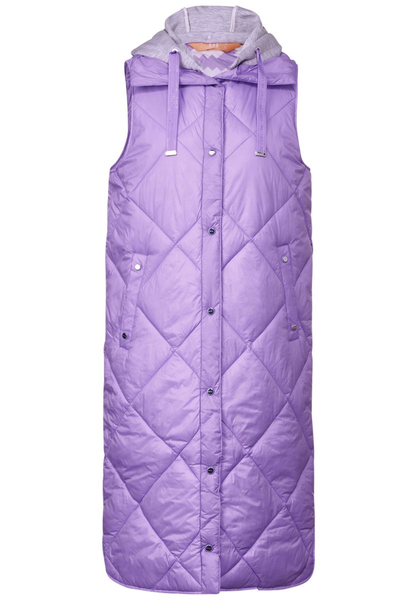 Gesteppte Long Weste