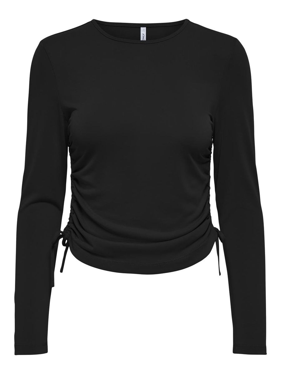 ONLNEW FREE L/S MODAL RUCHING TOP JRS