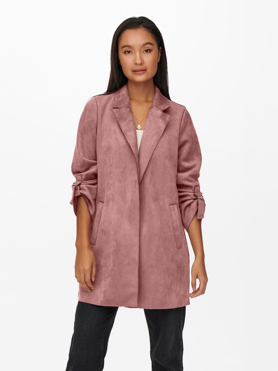 ONLJOLINE FAUX SUEDE COAT CC LIFE OTW